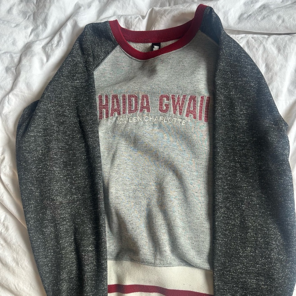 Haida Gwaii Grey and Black Sweatshirt